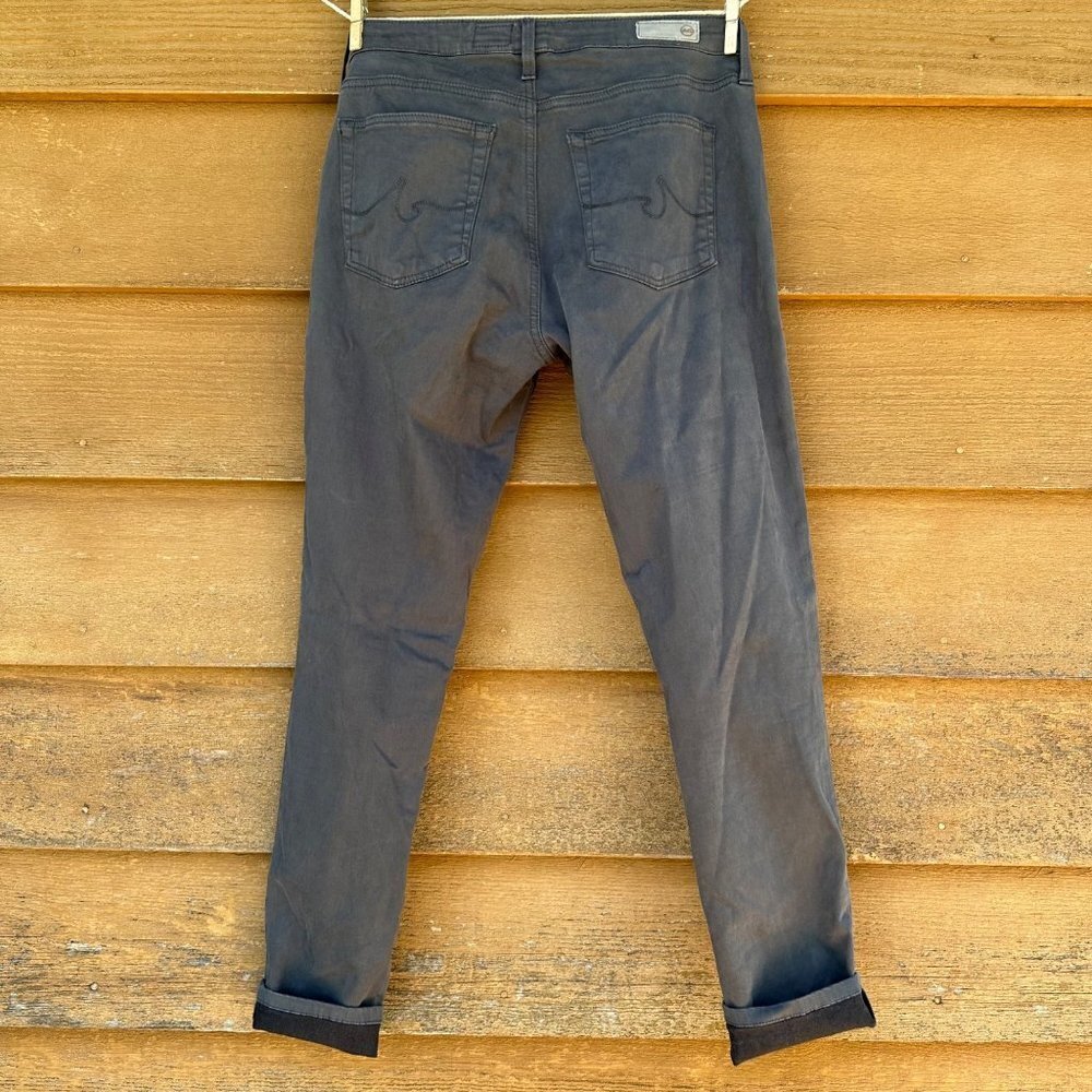 AG The Primo Cigarette Leg Charcoal Gray Adriano Goldschimied Stretch Jeans 28 - Picture 9 of 11